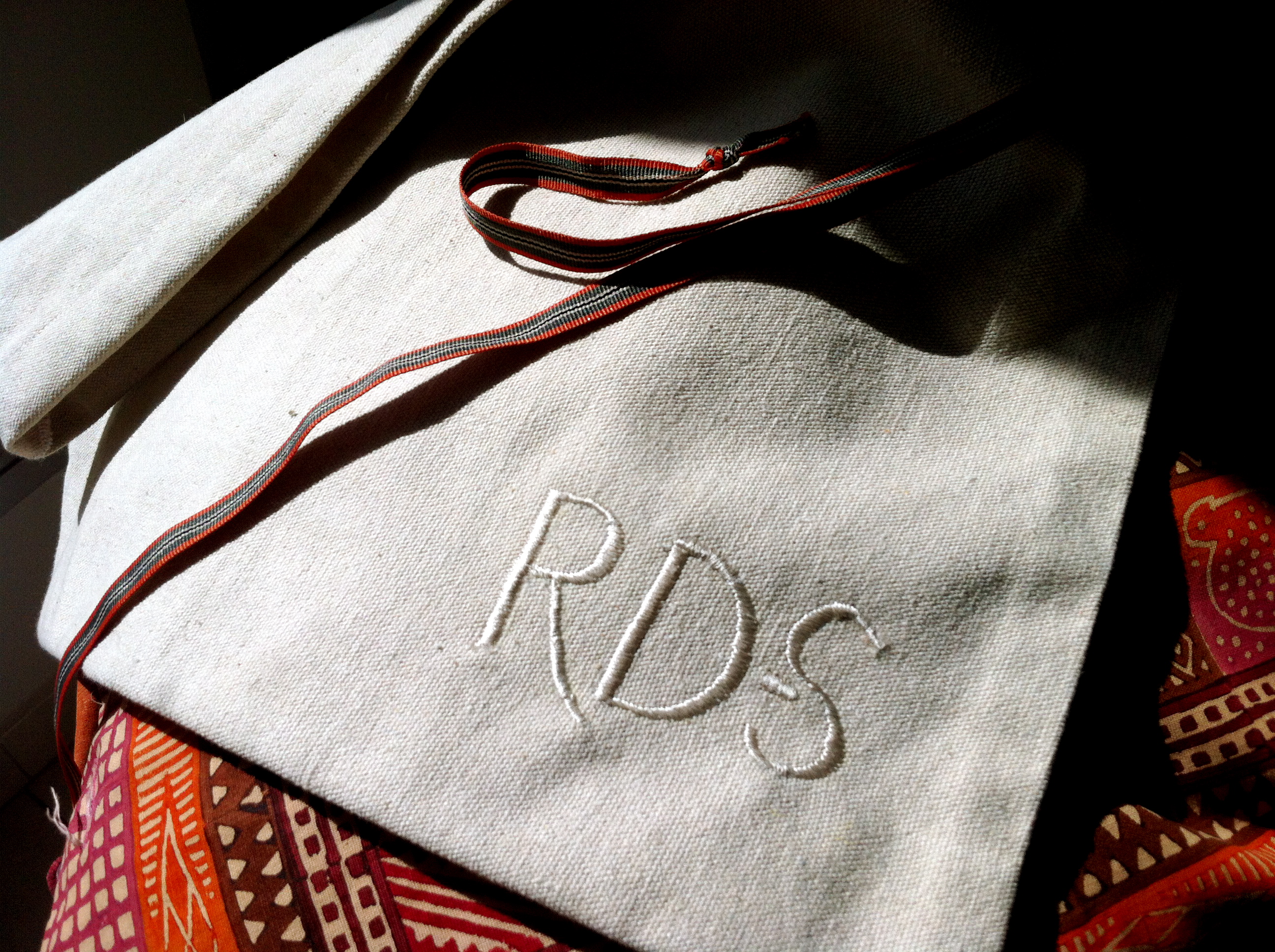 Personalised man's shoe bag